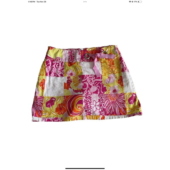 Skort Dona Jo Multicolore Floral Taille 2 – Pour Pickleball, Tennis, Stretch, Occasion Très Bon état